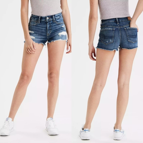 American Eagle Outfitters Pants - American Eagle Hi Rise Shortie Next Jean Shorts 00